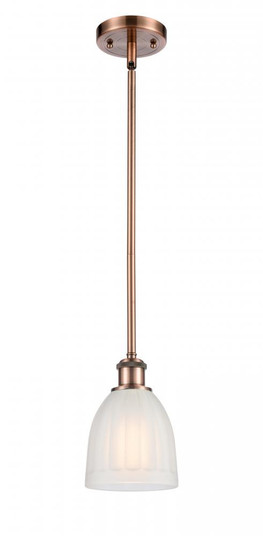 Brookfield - 1 Light - 6 inch - Antique Copper - Mini Pendant (3442|516-1S-AC-G441-LED)