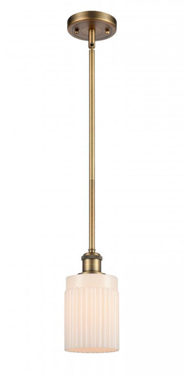 Hadley - 1 Light - 5 inch - Brushed Brass - Mini Pendant (3442|516-1S-BB-G341-LED)