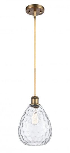 Waverly - 1 Light - 8 inch - Brushed Brass - Mini Pendant (3442|516-1S-BB-G372)