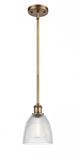 Castile - 1 Light - 6 inch - Brushed Brass - Mini Pendant (3442|516-1S-BB-G382-LED)