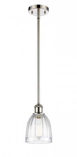 Brookfield - 1 Light - 6 inch - Polished Nickel - Mini Pendant (3442|516-1S-PN-G442-LED)