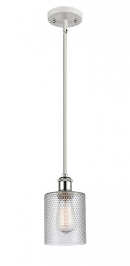 Cobbleskill - 1 Light - 5 inch - White Polished Chrome - Mini Pendant (3442|516-1S-WPC-G112)