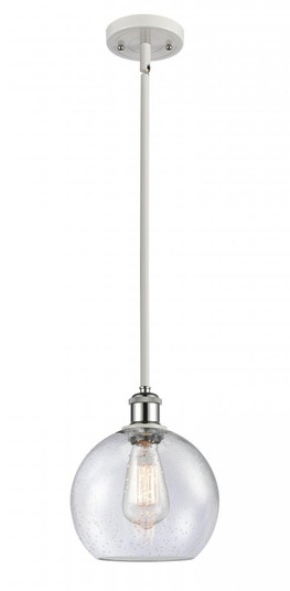 Athens - 1 Light - 8 inch - White Polished Chrome - Mini Pendant (3442|516-1S-WPC-G124-LED)
