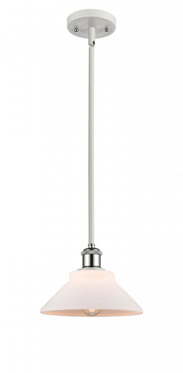 Orwell - 1 Light - 8 inch - White Polished Chrome - Mini Pendant (3442|516-1S-WPC-G131)