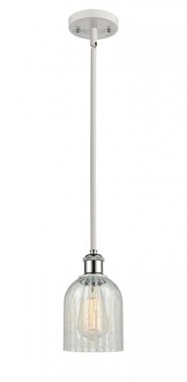 Caledonia - 1 Light - 5 inch - White Polished Chrome - Mini Pendant (3442|516-1S-WPC-G2511-LED)
