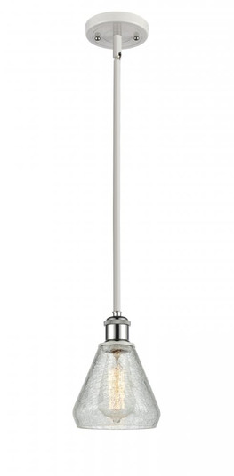 Conesus - 1 Light - 6 inch - White Polished Chrome - Mini Pendant (3442|516-1S-WPC-G275)
