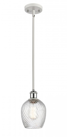 Salina - 1 Light - 6 inch - White Polished Chrome - Mini Pendant (3442|516-1S-WPC-G292-LED)