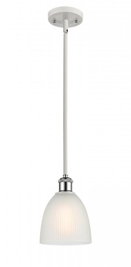 Castile - 1 Light - 6 inch - White Polished Chrome - Mini Pendant (3442|516-1S-WPC-G381-LED)