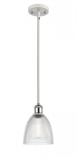 Castile - 1 Light - 6 inch - White Polished Chrome - Mini Pendant (3442|516-1S-WPC-G382-LED)