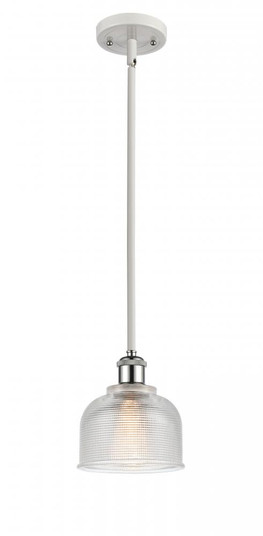 Dayton - 1 Light - 6 inch - White Polished Chrome - Mini Pendant (3442|516-1S-WPC-G412)