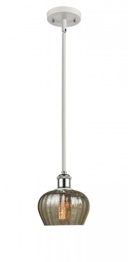 Fenton - 1 Light - 7 inch - White Polished Chrome - Mini Pendant (3442|516-1S-WPC-G96-LED)