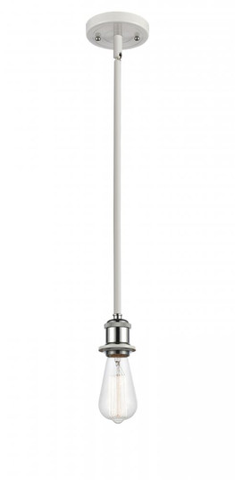 Bare Bulb - 1 Light - 5 inch - White Polished Chrome - Mini Pendant (3442|516-1S-WPC-LED)