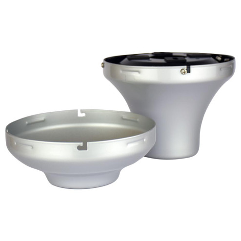 Ceiling Fan Sloped Ceiling Kit - 1-inch - Silver - Wet Rated (90|SCK1-52SLW)