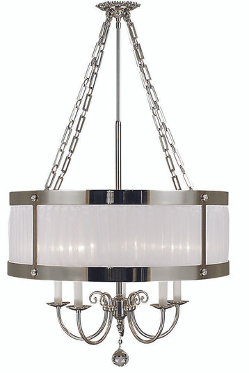 5-Light Polished Silver Astor Dining Chandelier (84|2175 PS)