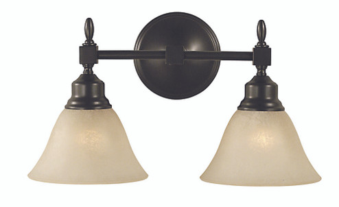 2-Light Mahogany Bronze Taylor Sconce (84|2432 MB/WH)