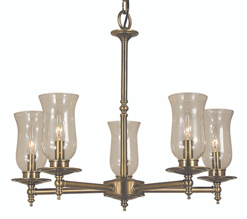 5-Light Mahogany Bronze Sheraton Dining Chandelier (84|2505 MB)
