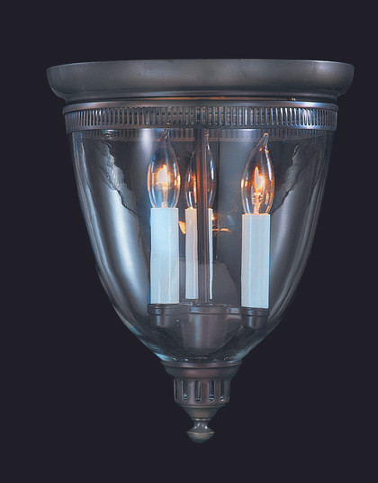 3-Light Mahogany Bronze Jamestown Flush / Semi-Flush Mount (84|6943 MB)