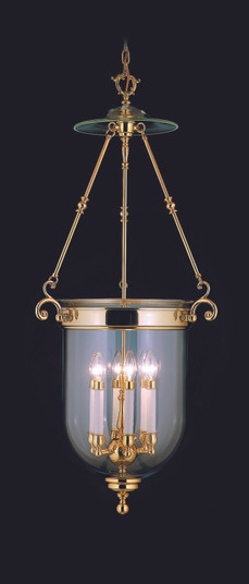 6-Light Polished Brass Jamestown Foyer Chandelier (84|7406 PB)