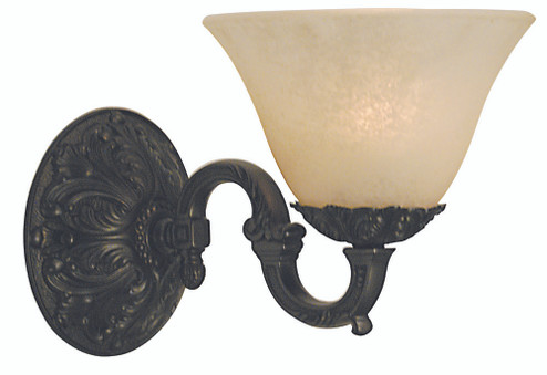 1-Light French Brass Napoleonic Sconce (84|7881 FB/WH)