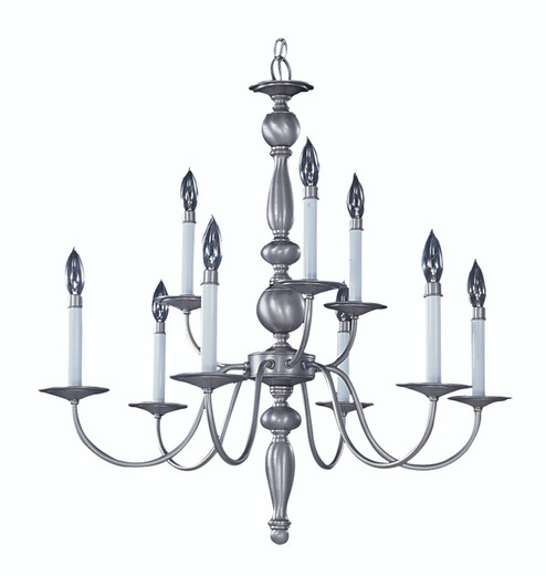 9-Light Mahogany Bronze Jamestown Dining Chandelier (84|7919 MB)