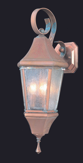 3-Light Raw Copper Normandy Exterior Wall Mount (84|8740 RC)