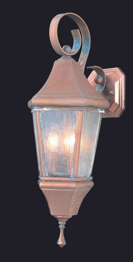3-Light Raw Copper Normandy Exterior Wall Mount (84|8740 RC/R)