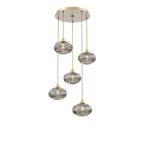 Coppa Round 5pc Multi-Pendant (1289|CHB0036-05-GB-OS-C01-E2)