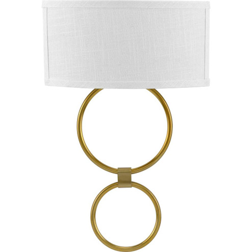 LED Shaded Sconce Collection Brushed Bronze One-Light Circle LED Wall Sconce (149|P710058-109-30)