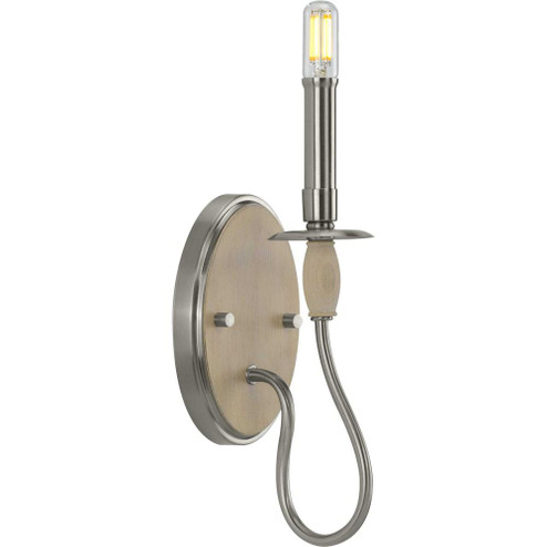Durrell Collection One-Light Brushed Nickel Wall Bracket (149|P710074-009)