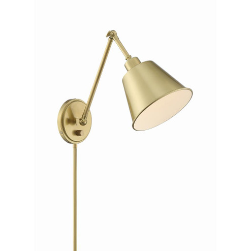 Mitchell 1 Light Aged Brass Task Sconce (205|MIT-A8020-AG)