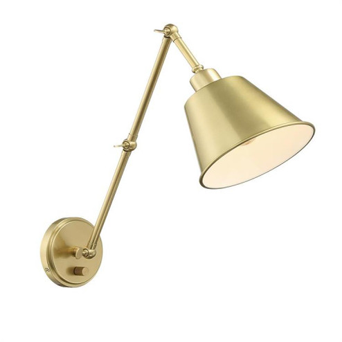 Mitchell 1 Light Aged Brass Task Sconce (205|MIT-A8021-AG)