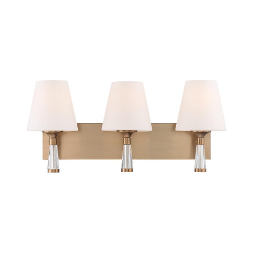 Ramsey 3 Light Vibrant Gold Bathroom Vanity (205|RAM-A3403-VG)