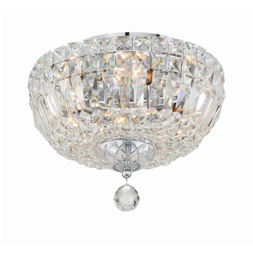 Roslyn 12'' Polished Chrome Flush Mount (205|ROS-A1004-CH-CL-MWP)