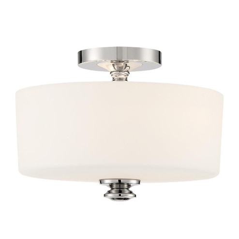 Travis 12.5'' Polished Nickel Semi Flush Mount (205|TRA-A3302-PN)
