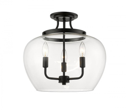 3 Light Semi Flush Mount (276|473SF-MB)