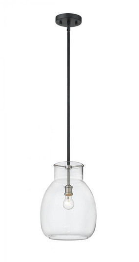 1 Light Pendant (276|476P-ROD-MB-BN)