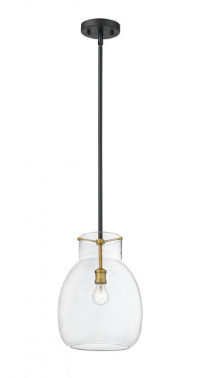 1 Light Pendant (276|476P-ROD-MB-OBR)