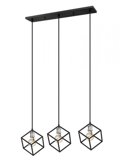 3 Light Linear Chandelier (276|478-3L-MB-BN)