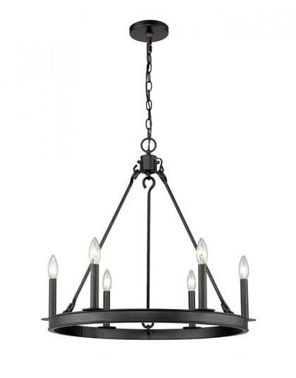 6 Light Chandelier (276|482R-6MB)