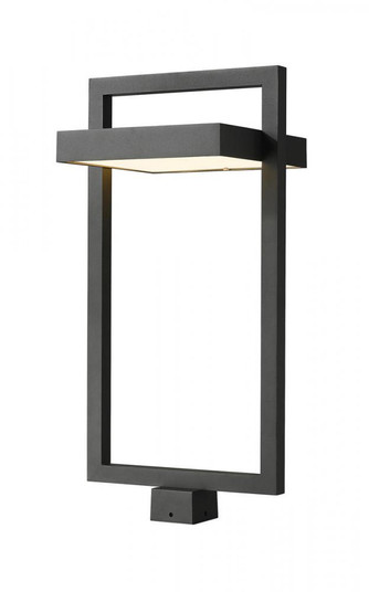 1 Light Outdoor Post Mount Fixture (276|566PHXLS-BK-LED)
