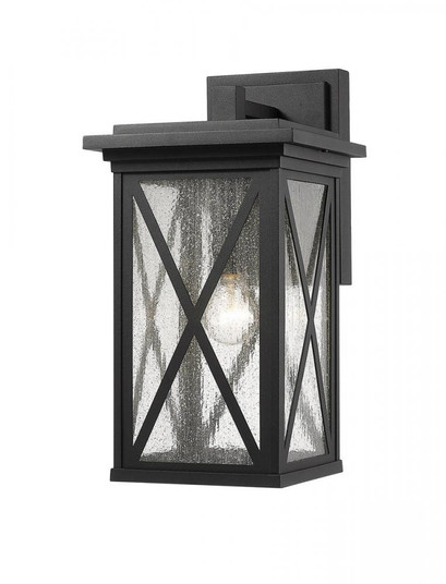 1 Light Outdoor Wall Light (276|583B-BK)
