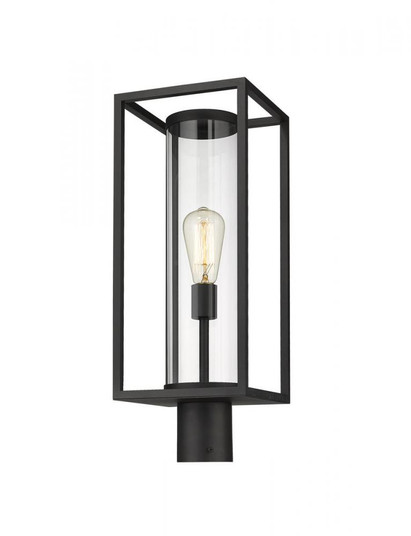 1 Light Outdoor Post Mount Fixture (276|584PHMR-BK)
