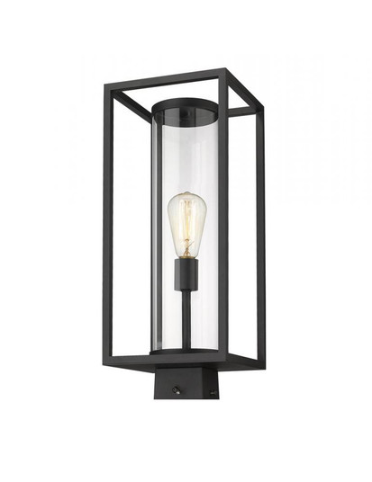1 Light Outdoor Post Mount Fixture (276|584PHMS-BK)