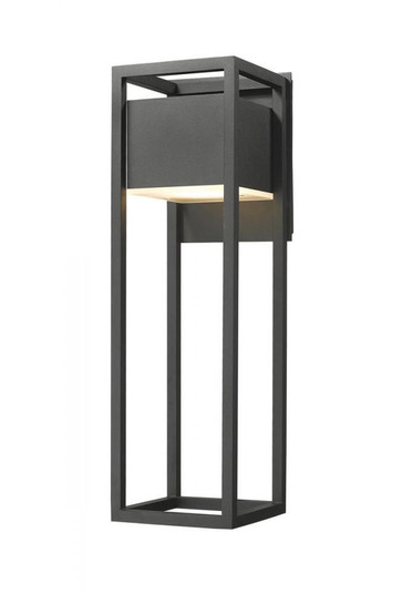 1 Light Outdoor Wall Light (276|585B-BK-LED)