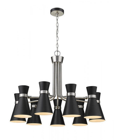 9 Light Chandelier (276|728-9MB-BN)