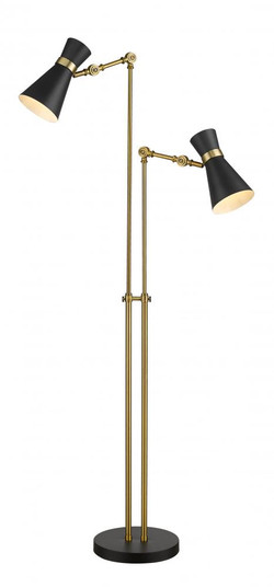 2 Light Floor Lamp (276|728FL-MB-HBR)