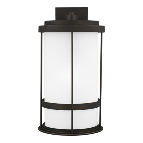 Wilburn modern 1-light outdoor exterior Dark Sky compliant extra large wall lantern sconce in antiqu (38|8890901D-71)