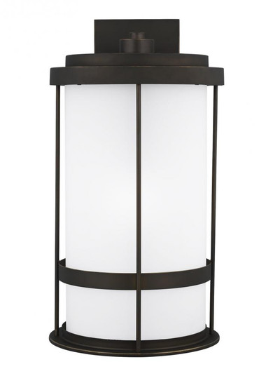 Wilburn modern 1-light LED outdoor exterior Dark Sky compliant extra large wall lantern sconce in an (38|8890901DEN3-71)