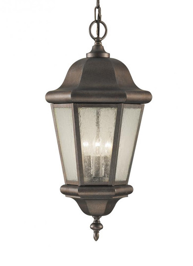 Martinsville traditional 3-light LED outdoor exterior pendant lantern in corinthian bronze finish wi (38|OL5911EN/CB)