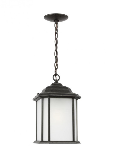 Kent traditional 1-light LED outdoor exterior ceiling hanging pendant in oxford bronze finish with s (38|60531EN3-746)